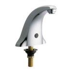 Chicago Faucet 116.211.AB.1 HyTronic&reg; No Handle Sensor Bathroom Sink Faucet in Polished Chrome Installation manual
