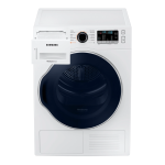 Samsung DVE22N6850W Compact Front Load Electric Dryer, 4.0 cu.ft. User manual
