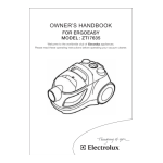 Electrolux ERGOEASY ZTI7635 Owner's Handbook Manual