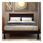 GODEER 01700ANNA-C Blue Twin Over Full Velvet Upholstered Bunk Bed User guide