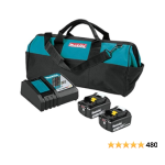 Makita BL1850BDC2X 18-Volt LXT Lithium-Ion Battery and Rapid Optimum Charger Starter Pack (5.0Ah) Manual