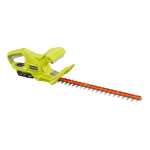 RYOBI P2670 ONE+ Lithium+ 18 in. 18-Volt Lithium-Ion Cordless Hedge Trimmer Operator&rsquo;s manual