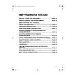Whirlpool ARC 5080 Instruction for Use
