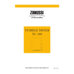 Zanussi-Electrolux TC180 User Manual