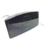 Philips AJ3400/05 Jumbo Display Alarm Clock Radio Instruction Manual