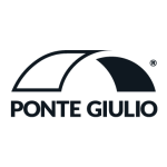 Ponte Giulio USA G55JBL19 Satin Steel Wall Mount Grab Bar Dimensions Guide