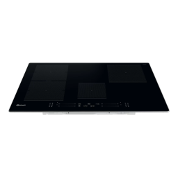 Whirlpool Piano Cottura Induzione 4 Fuochi FlexiCook 77 cm colore Nero - WLB2977NE