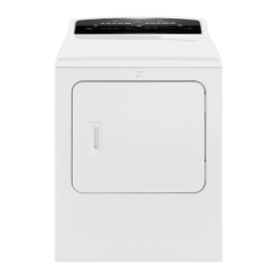 Whirlpool CABRIO Dryer Manual | AI Chat & PDF Download | Manualzz