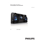 Philips FWM210X/78 Mini System Hi-Fi Folha de dados do produto