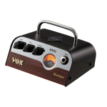 Vox MV50HG &amp; MV50BQ Owner&rsquo;s Manual