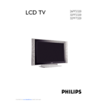 Philips 26PF5320 26&quot; LCD HD Ready flat TV 26&quot; Silver Frost , Black Deco Front User manual