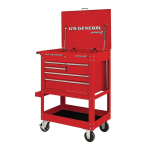 U.S. GENERAL Item 64061-UPC 792363640619 30 in. 5 Drawer Mechanic's Cart, Red Owner's Manual