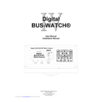 Radio Engineering Industries Digital BUS-WATCH User manual