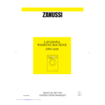 Zanussi ZWG 3121, ZWG 3128 Instruction Booklet