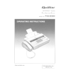 Quasar PAX210 User's Manual