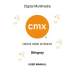 CMX Stingray 2GB User manual