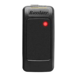 Rosslare AY-U910 UHF Integrated Long-Range Reader Ficha de datos | Manualzz