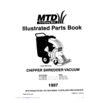 MTD Vacuum Cleaner 203b User manual