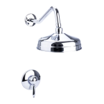 Fontaine by Italia 86H15-BN Traditional Single Handle 1-Spray Round Shower Faucet Specification