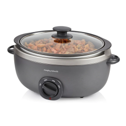 MorphyRichards Sear & Stew Oval 6.5L Slow Cooker Instruction | Manualzz