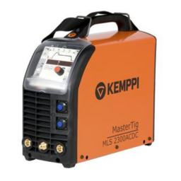 Kemppi MasterTig MLS 2300 ACDC Operating Manual | Manualzz