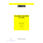 ZANUSSI FLS1084 User Manual