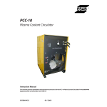 ESAB ESP Flow Control PCC 91 Instruction manual