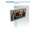 Sony PFM-42X1N Flat Panel Television User Manual