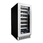 Silhouette Professional 28-Bottle Single Zone Built In Wine Cellar Operating instructions