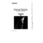 Toshiba TW40F80 Technical Training Manual