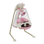 Mattel Butterfly Cradle 'n Swing  Instruction Sheet