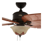 Hampton Bay 20004 Antigua Plus 56 in. LED Oil-Rubbed Bronze Ceiling Fan Use and care guide