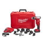 Milwaukee M18 18-Volt Lithium-Ion 1/2 in. to 4 in. Force Logic 6 Ton Cordless Knockout Tool Kit W/ Die Set, (2) 2.0Ah Batteries Operator’s manual