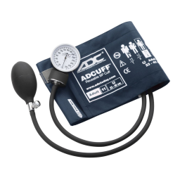 ADC Prosphyg 760 Series Aneroid Sphygmomanometer Instruction manual | Manualzz