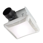 Broan-NuTone HB80RL 80 CFM Ceiling Bathroom Exhaust Fan installation Guide