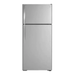 GE GIE17GSNRSS 28 Inch Freestanding Top Freezer Refrigerator Spec Sheet