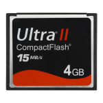 SanDisk 4gb Compact Flash Ultra II - 4gb Ultra II Compact Flash Memory Card Specifications