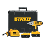 DeWalt DC800 Impact wrench Instrukcja obsługi