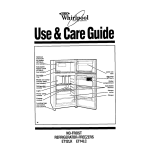 Whirlpool ET14DC Freezer Use and care guide