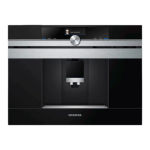 Siemens Built-in full automatic coffee machine Instruction manual
