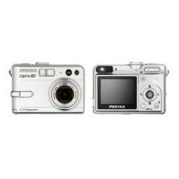Pentax Optio 60 Quick Start Guide | Manualzz