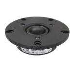 DLS Scandinavia1 1" tweeter Speakers Owner Manual