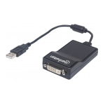 Manhattan 152334 Hi-Speed USB 2.0 to DVI Converter Quick Instruction Guide