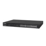 Intellinet 24-Port Gigabit Ethernet PoE  Web-Managed Switch with 4 SFP Combo Ports Quick Install Guide
