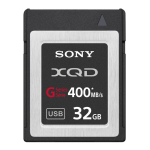 Sony QD-G32E XQD G Series Memory Card Operating Instructions