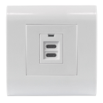 Intellinet 2-Port USB-A Wall Outlet with Faceplate Quick Instruction Guide