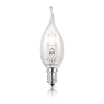 Philips EcoClassic Candle deco lamp Halogen candle bulb 871829120445900 Datasheet