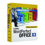 Corel WordPerfect Office X3 Student &amp; Teacher Edition, CTL, Maintenance 1 Year, EN, 26 - 60 users Datasheet