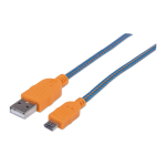 Manhattan 352734 Braided Hi-Speed USB Micro-B Device Cable Datasheet
