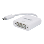 Manhattan 152914 SuperSpeed+ USB-C to DVI Converter Quick Instruction Guide